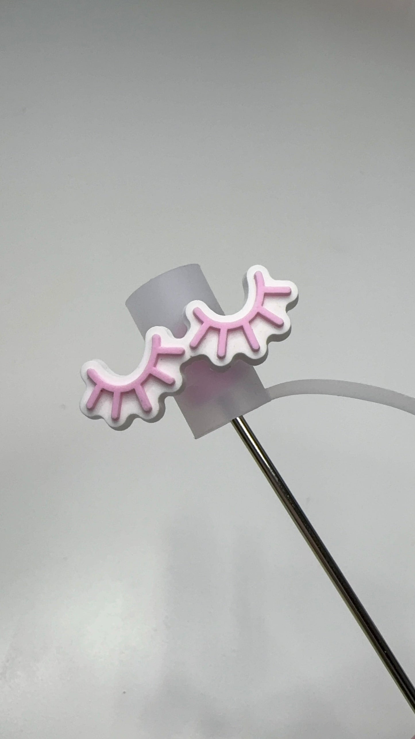 Eyelashes Straw Topper