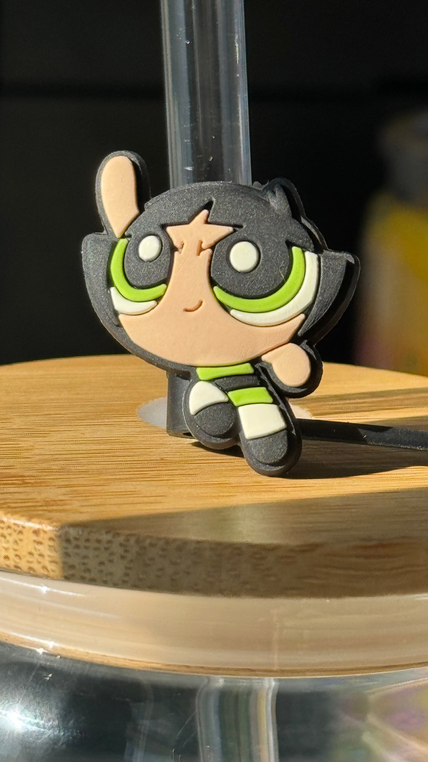 Buttercup PowerPuff Girls Straw Topper