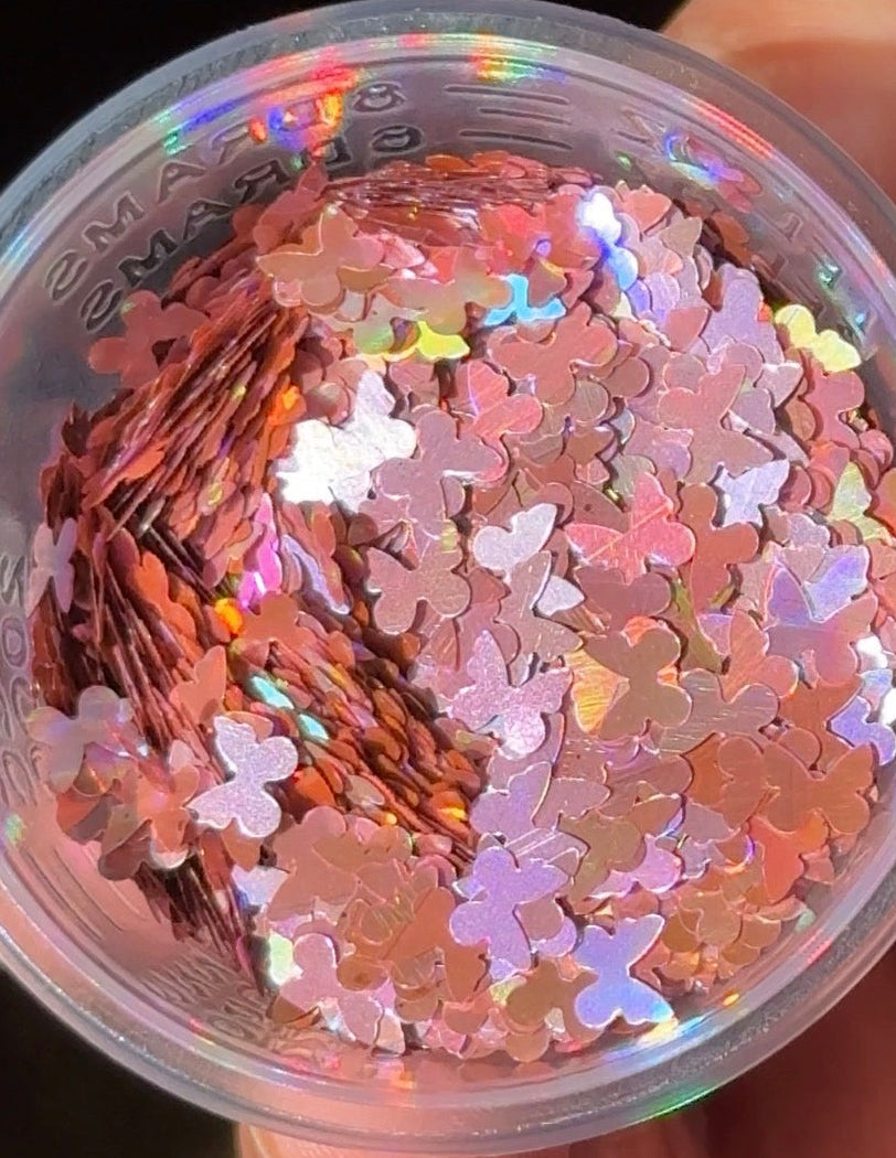 Rose Gold Butterflies