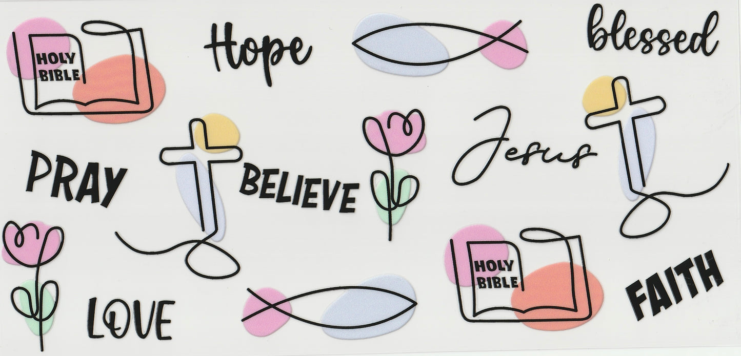Pray, believe, hope