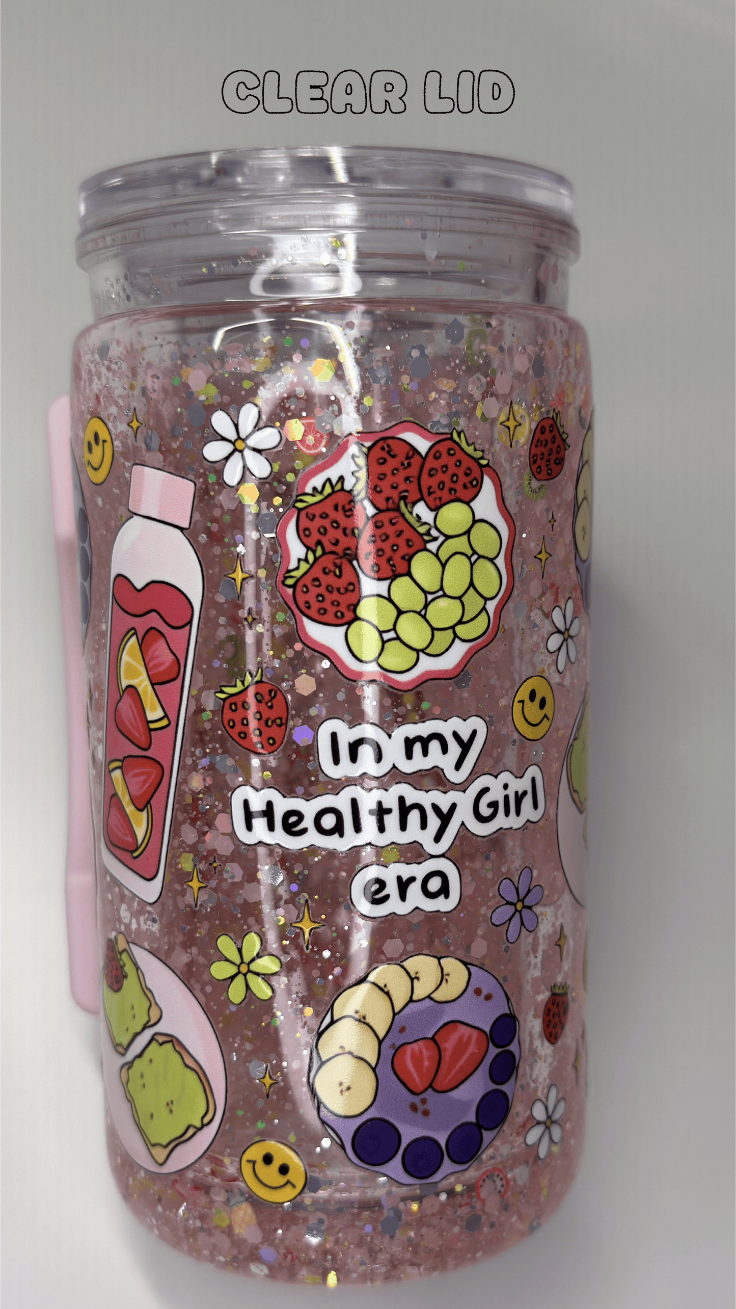 In my healthy girl era SnowGlobe tumbler