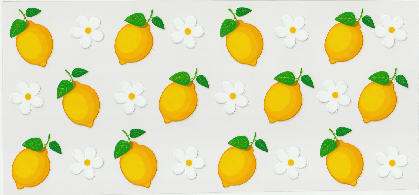 Lemons and flowers