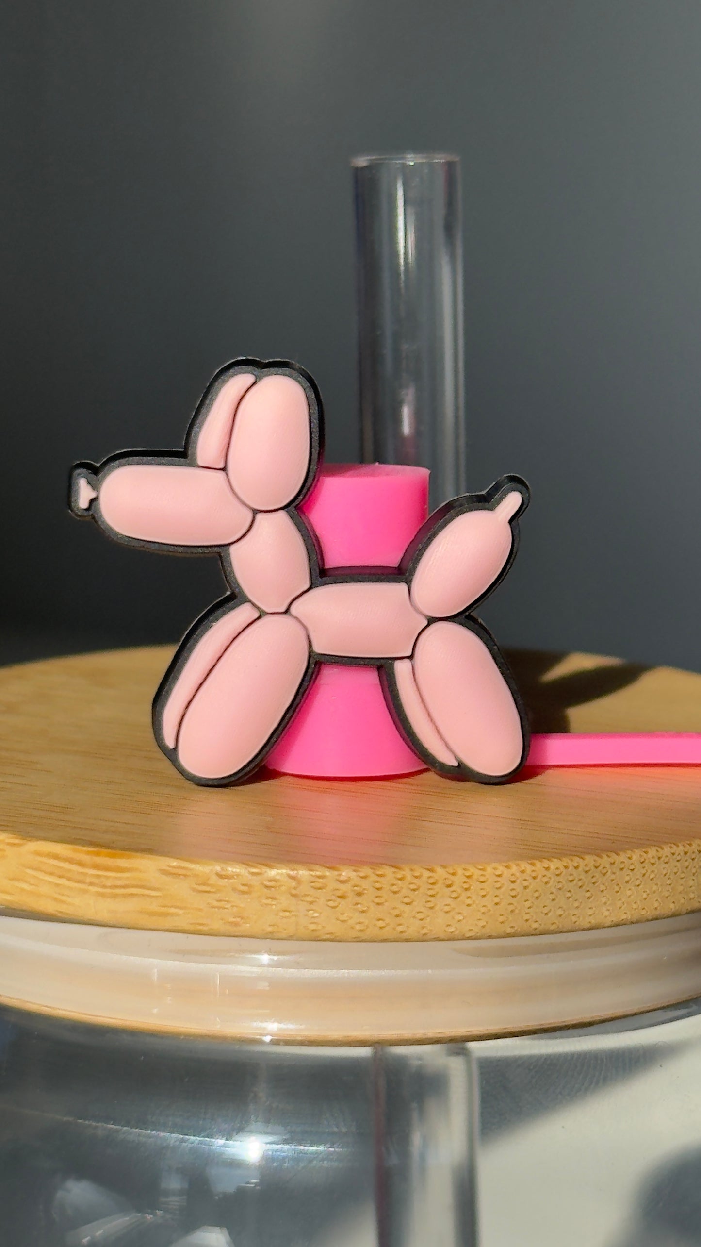 Balloon Dog Straw Topper