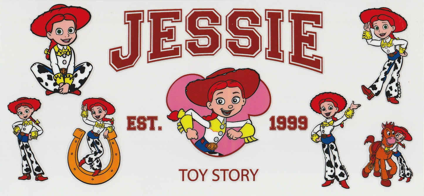 Jessie UV DTF Cup Wrap | 16oz Cup Decal