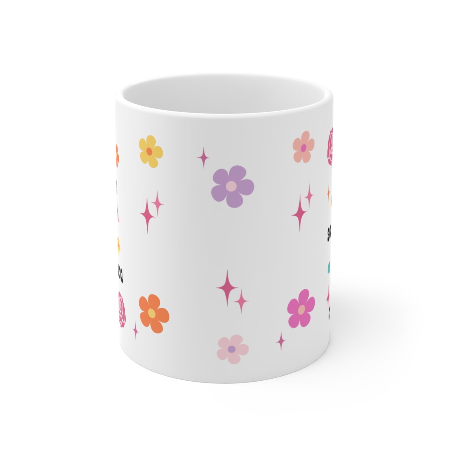 11oz Mothers Day White Glass Mug