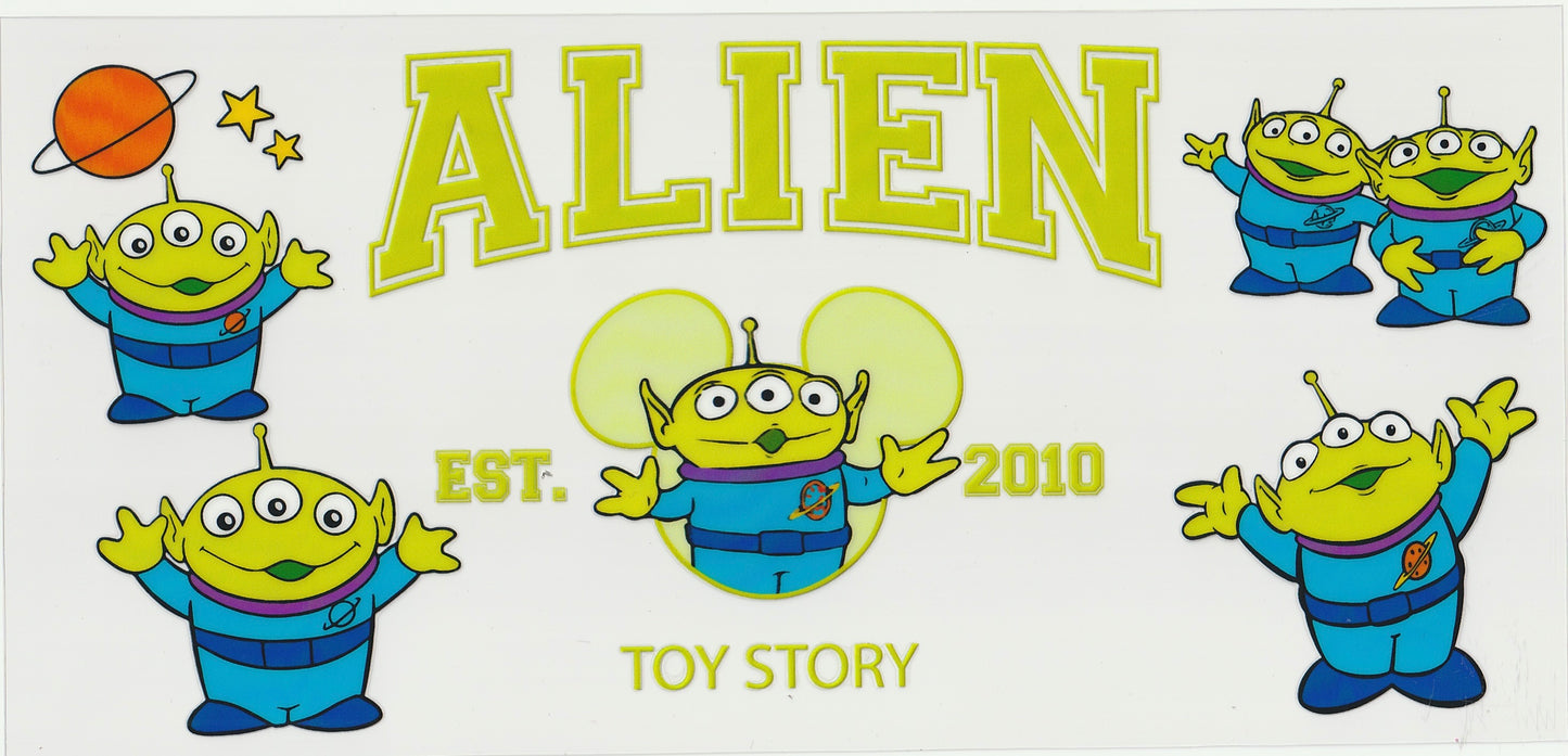 Alien UV DTF Cup Wrap