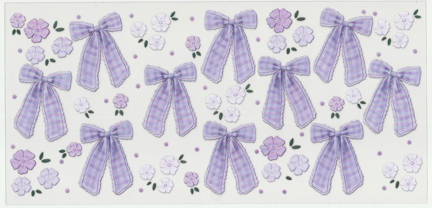Purple bows