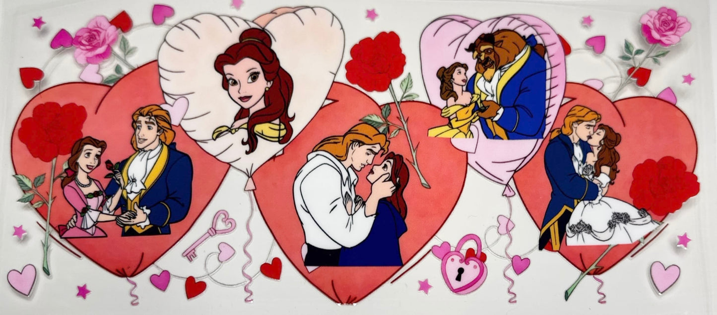 Beauty and the beast balloons