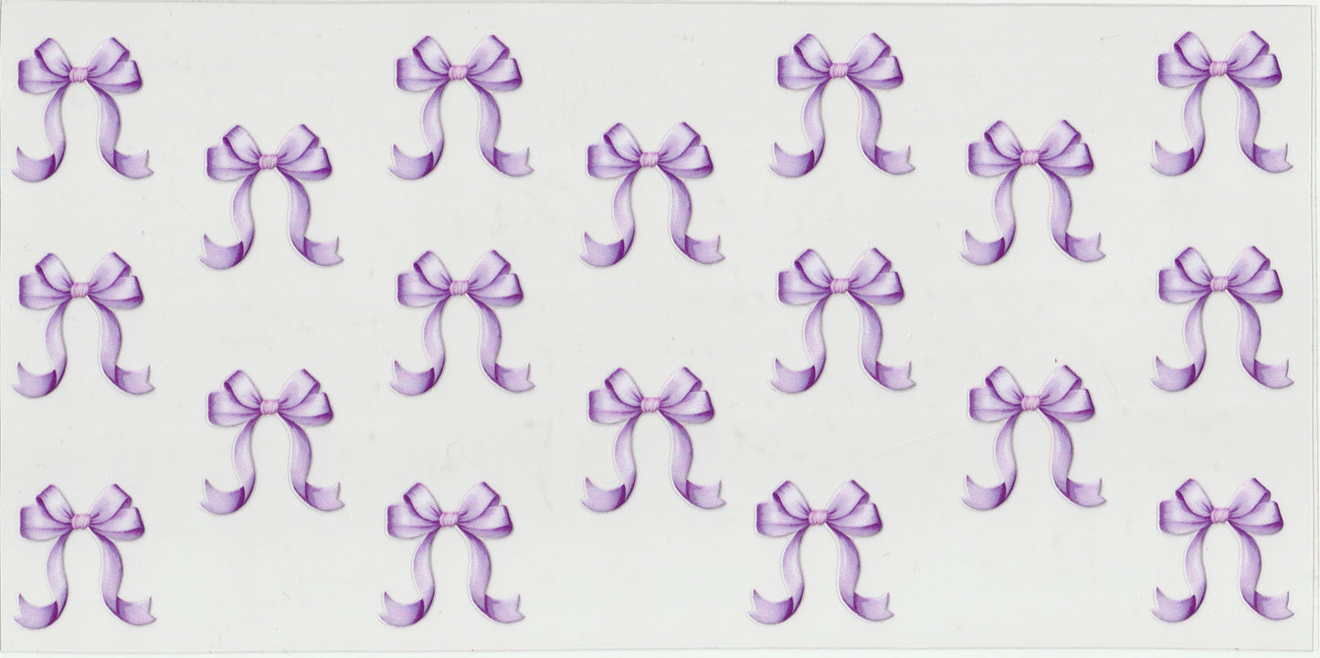 Purple bows