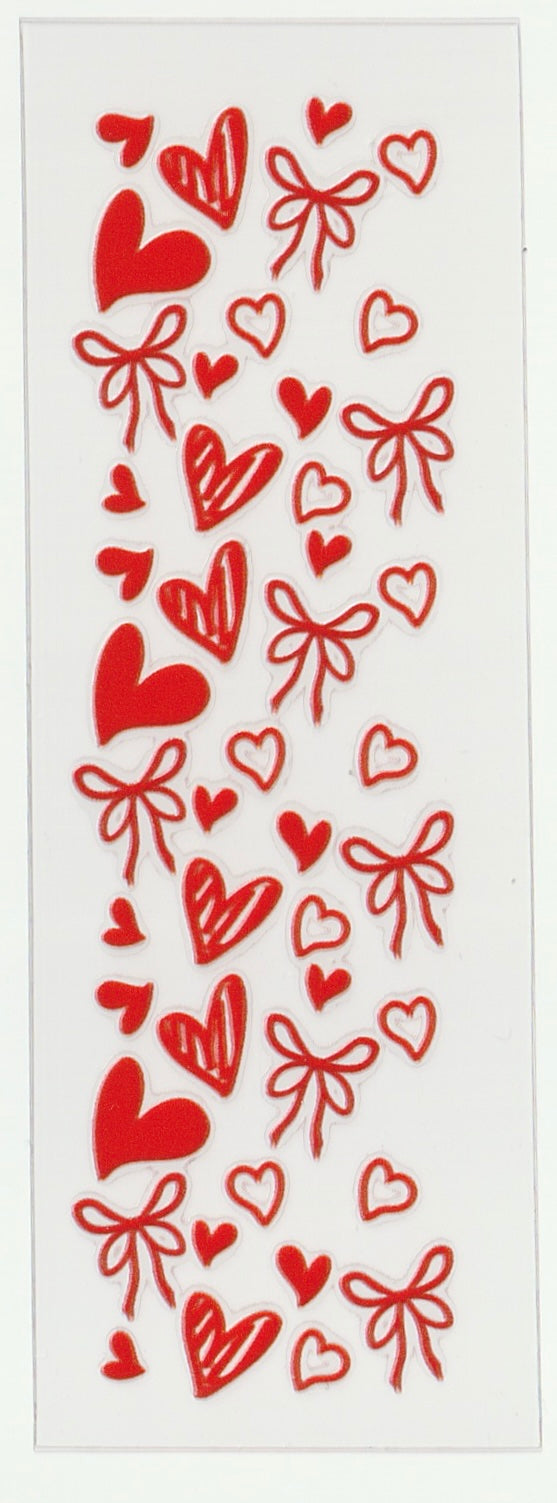 Red Bows & Red Hearts Pen Wrap
