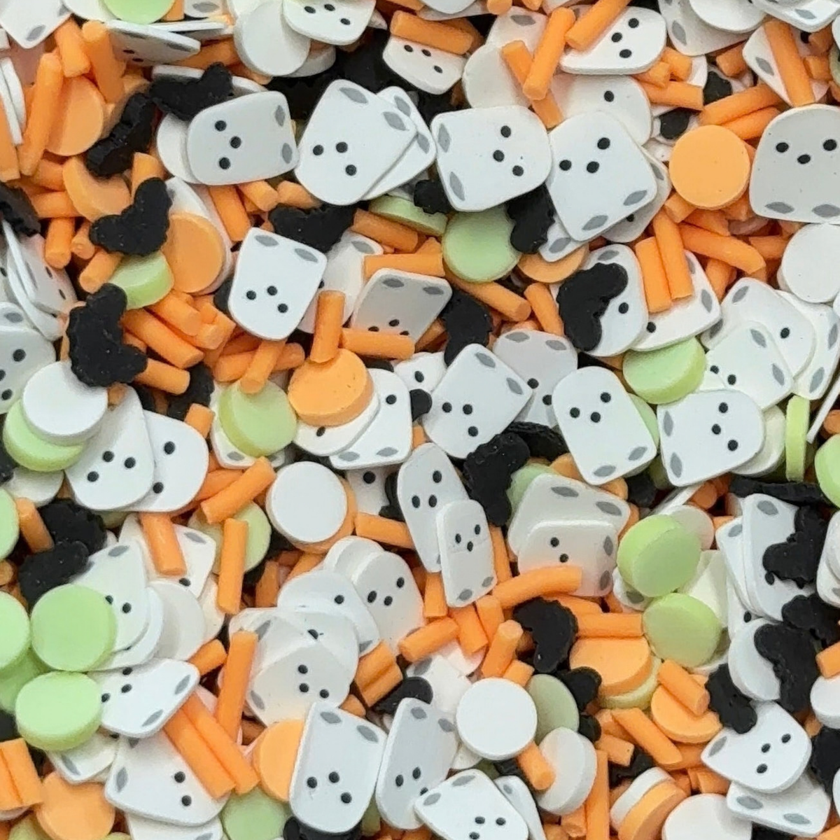 Green Boo Polymer Clay Mix 5mm