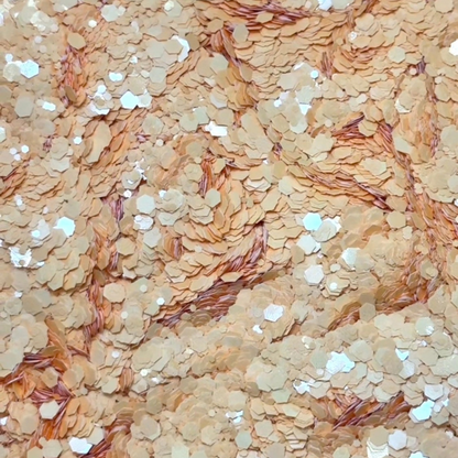 Creamsicle Chunky Glitter | Orange Glitter for SnowGlobe Tumblers