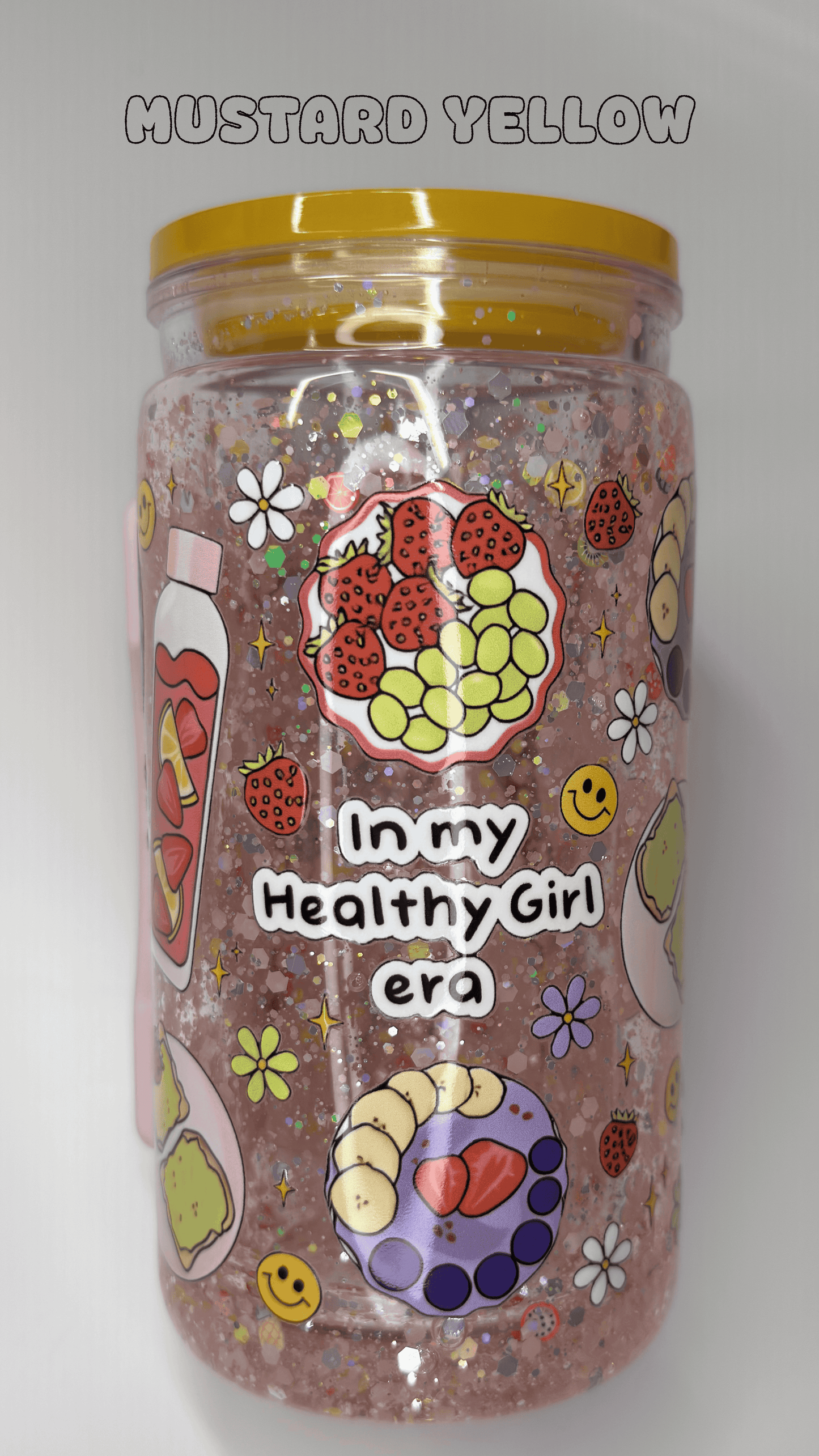 In my healthy girl era SnowGlobe tumbler