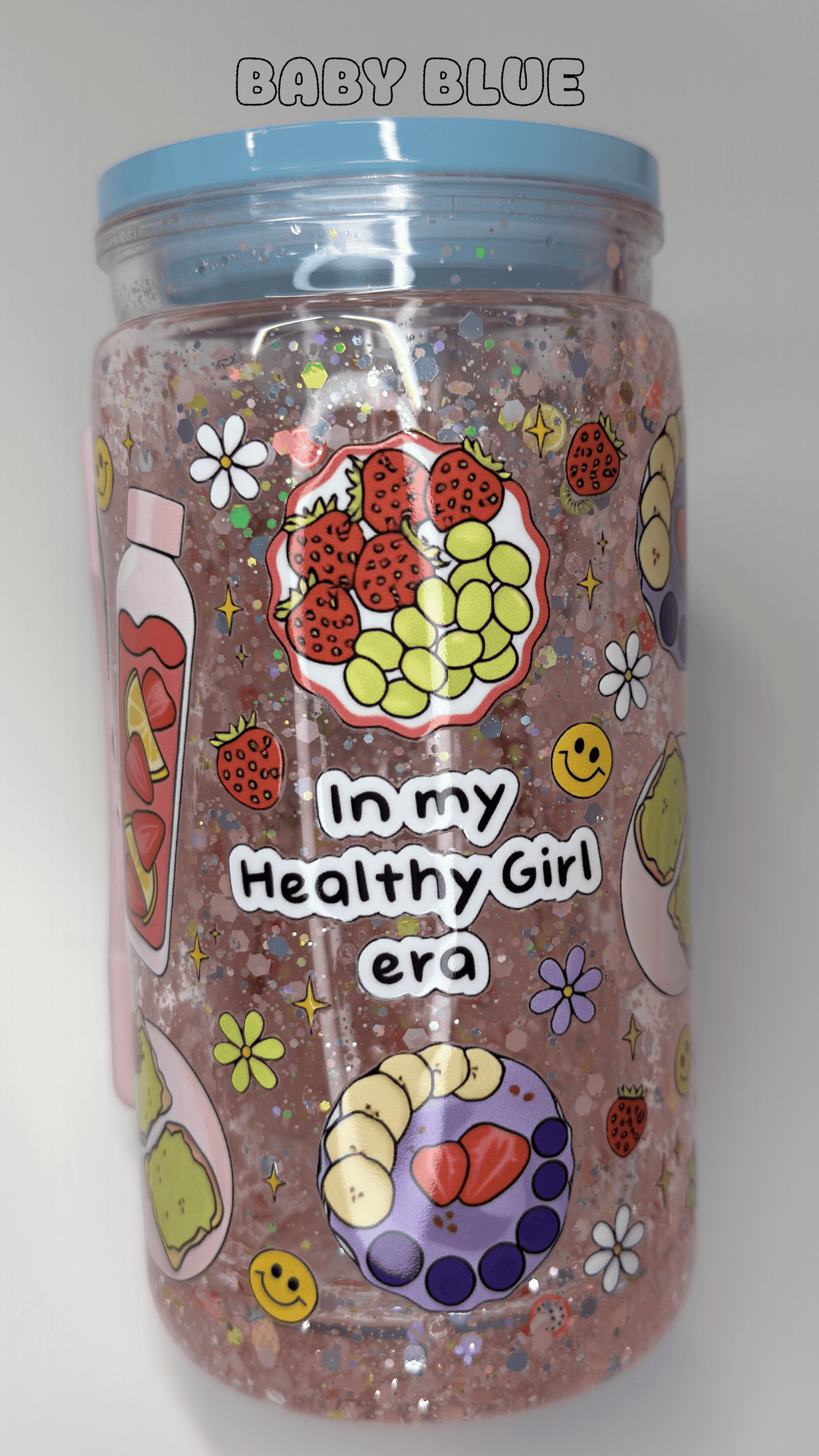In my healthy girl era SnowGlobe tumbler