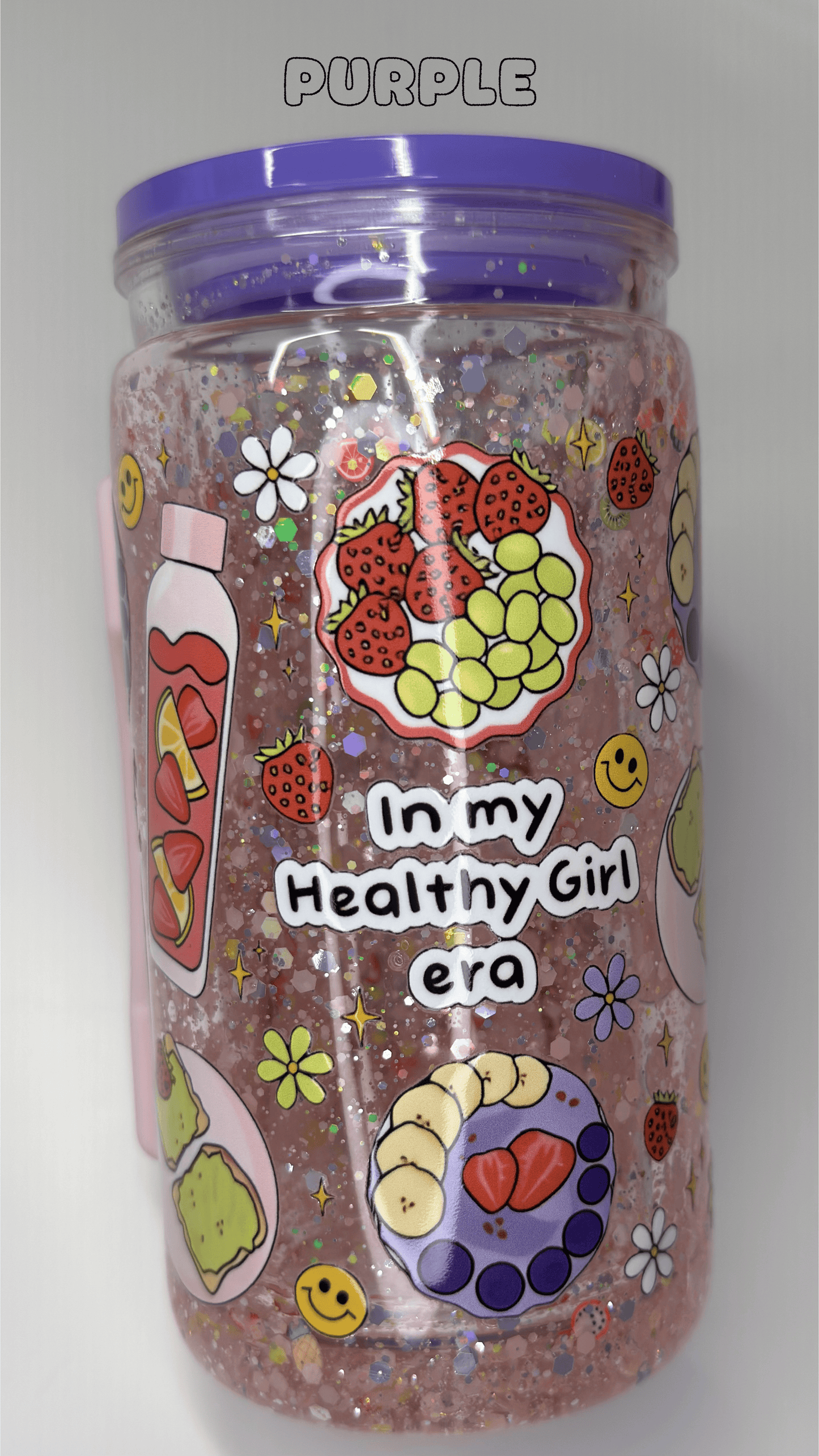 In my healthy girl era SnowGlobe tumbler