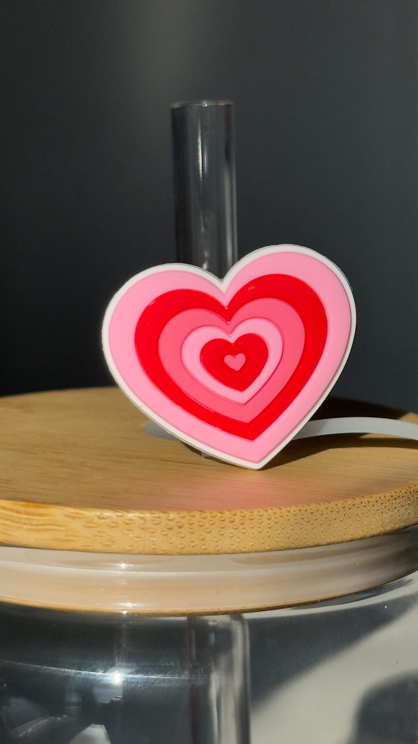 PowerPuff Girls Heart Straw Topper