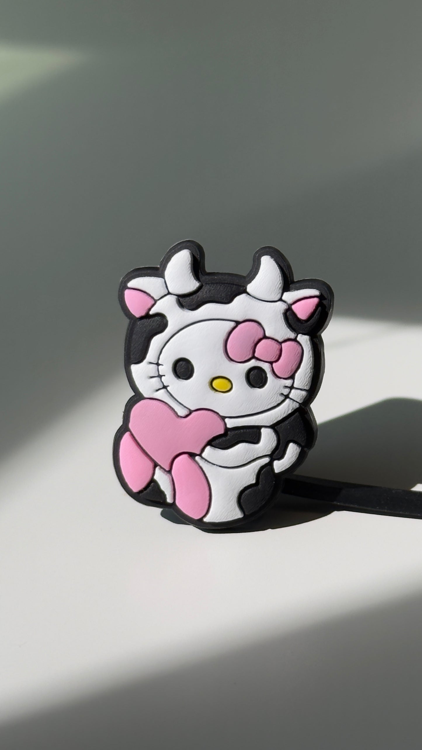 Cow HK Straw Topper