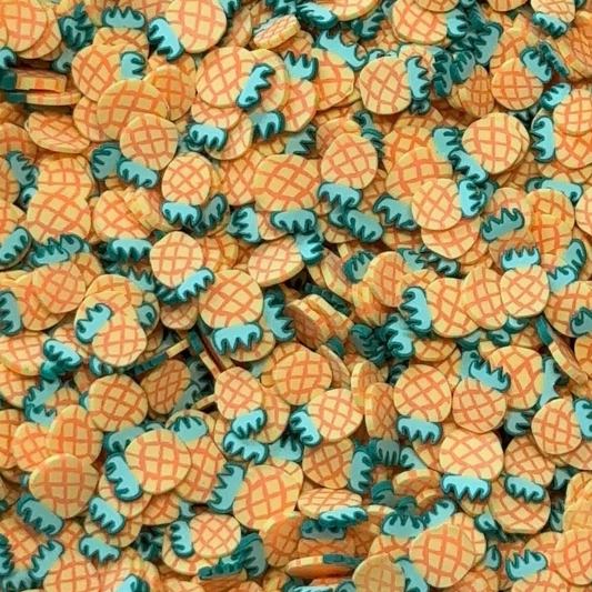 Pineapple Polymer Clay 5mm