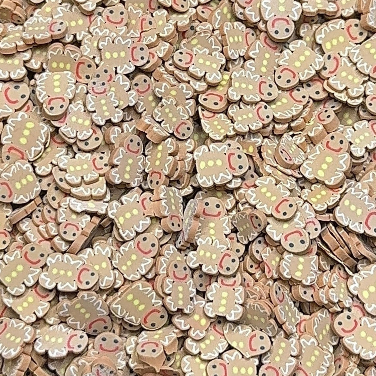 Gingerbreads Polymer Clay Mix 5mm