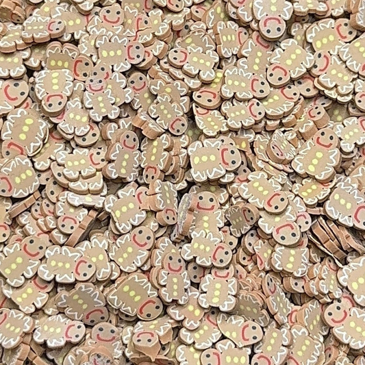 Gingerbreads Polymer Clay Mix 5mm