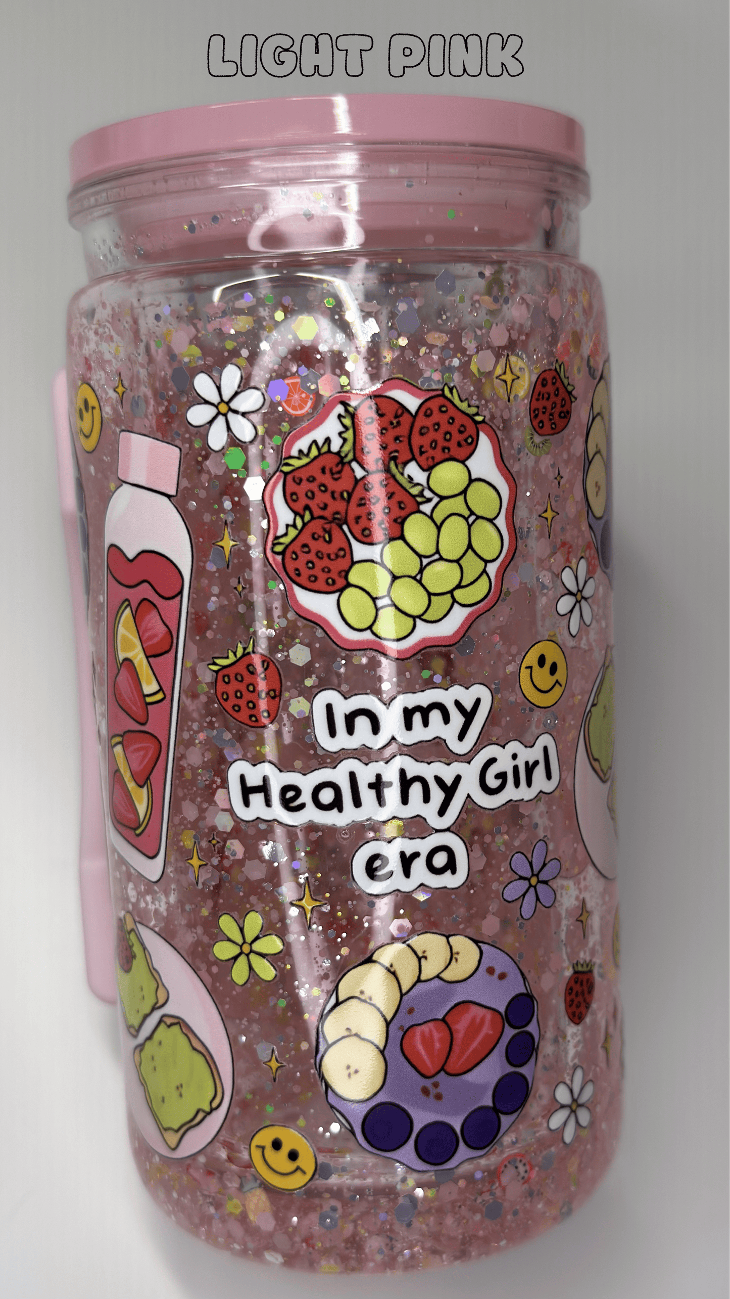 In my healthy girl era SnowGlobe tumbler