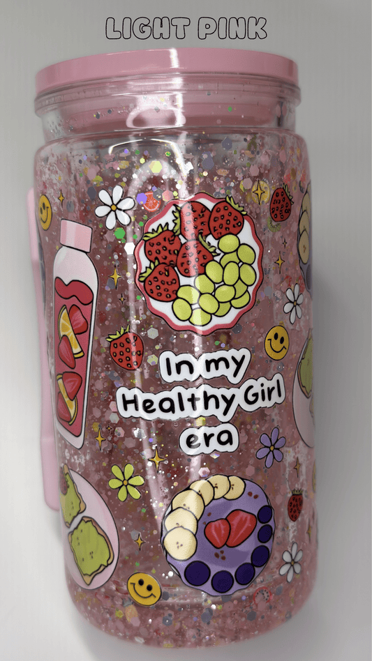 In my healthy girl era SnowGlobe tumbler