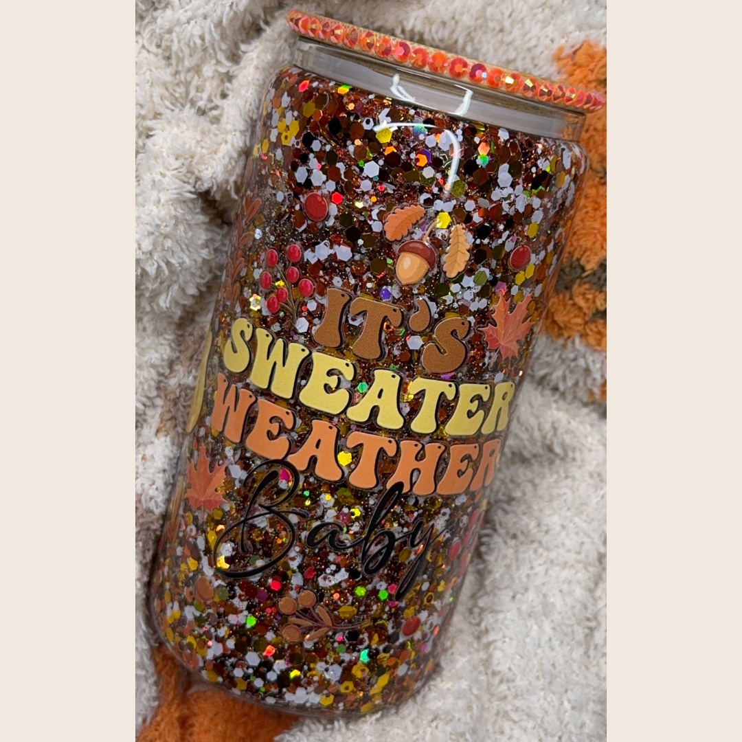 Sweater Weather SnowGlobe Tumbler