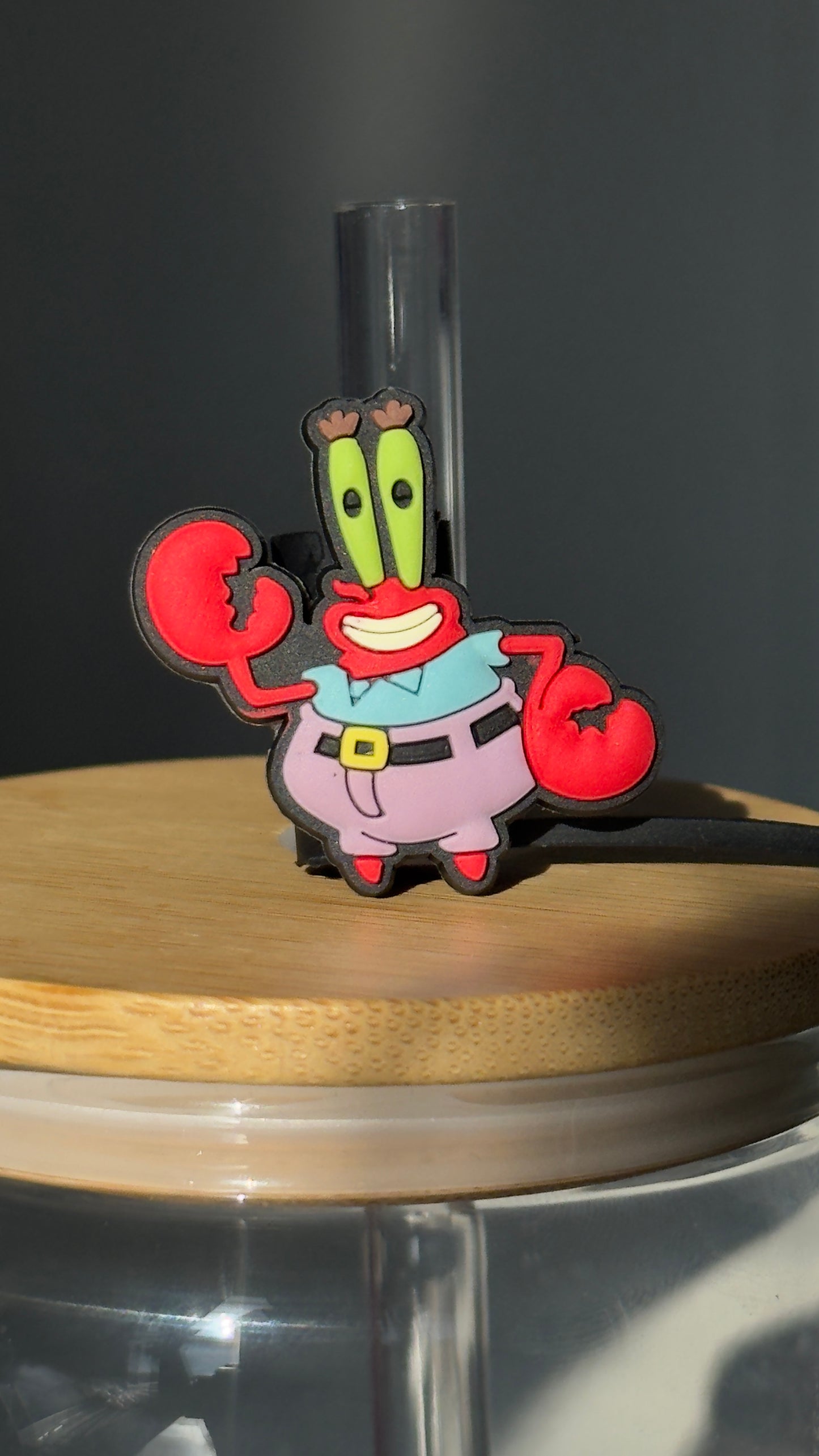 Mr. Krabs Straw Topper