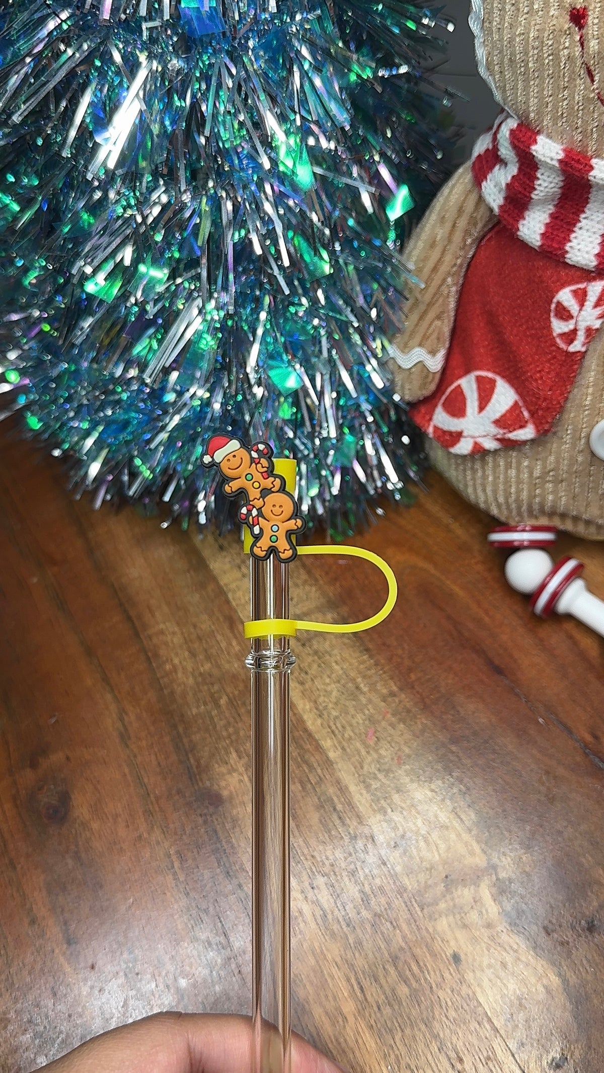 Gingerbread Friends Straw Topper