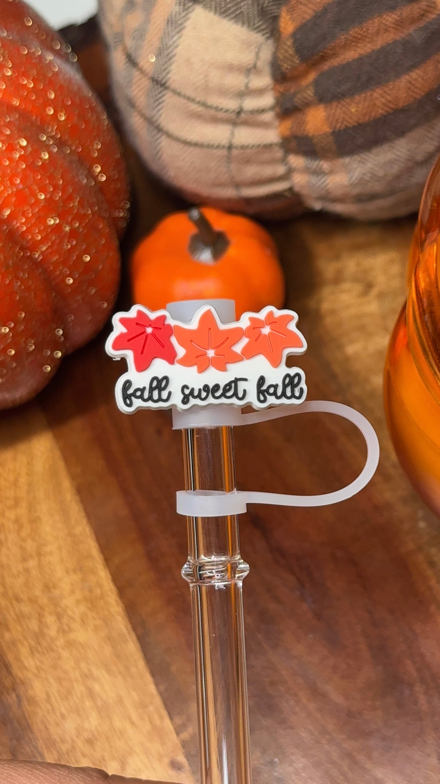 Fall Sweet Fall Straw Topper