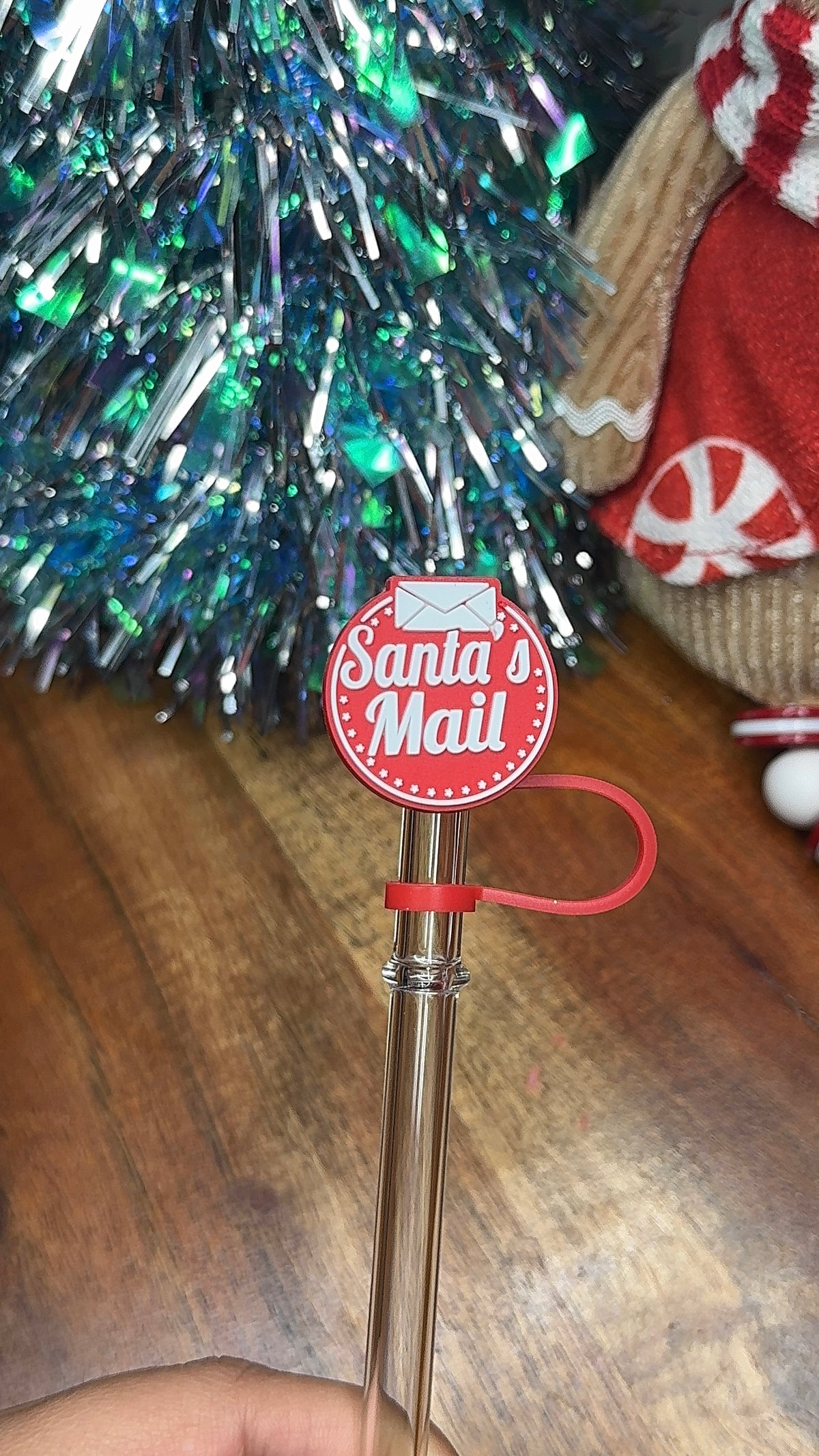 Santa’s Mail Straw Topper