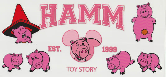 Hamm UV DTF Cup Wrap | 16oz Cup Decal