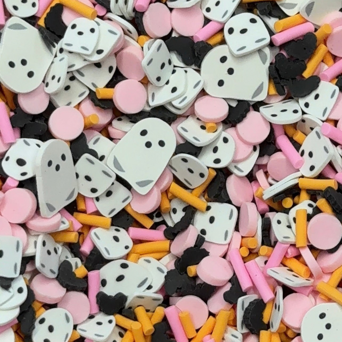 Pink Halloween Polymer Clay Mix 5mm