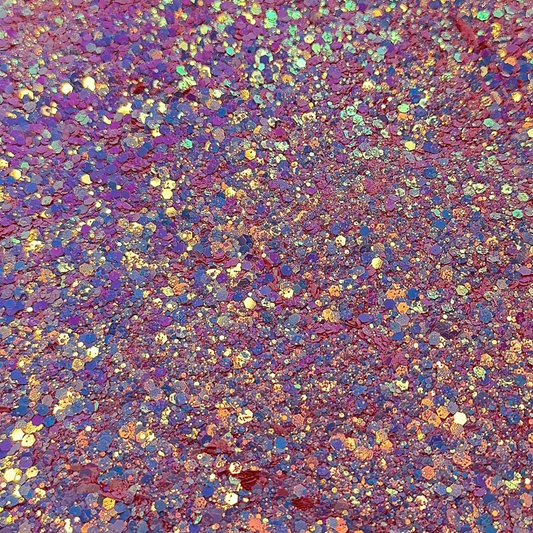 Pink Fluff Chunky Glitter | Pink Glitter for SnowGlobe Tumblers