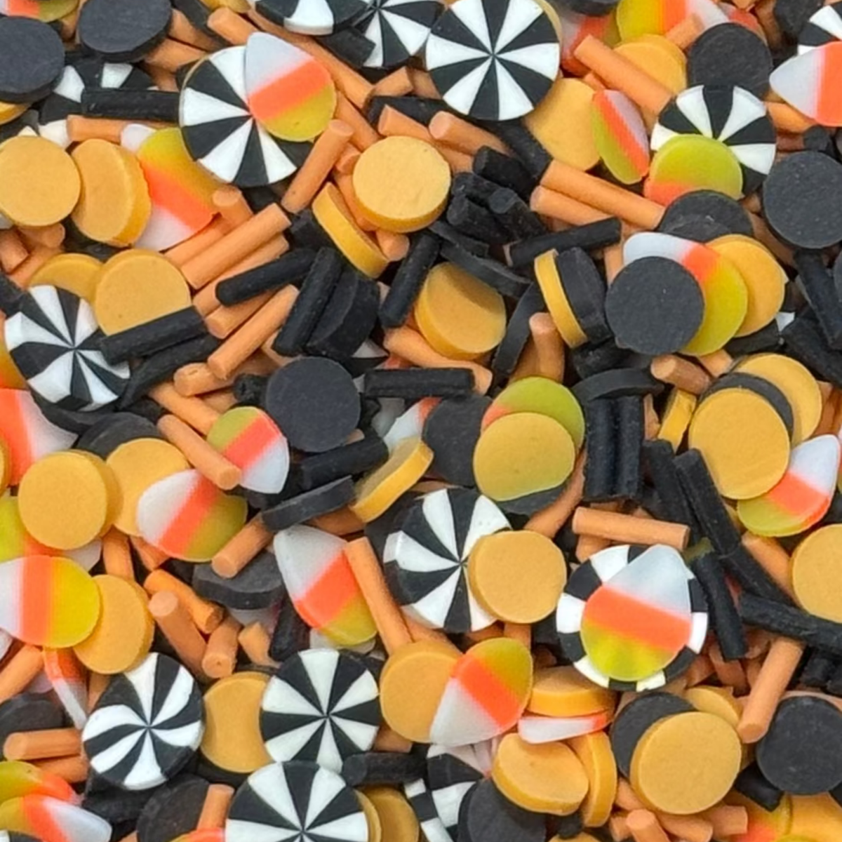 Candy Corn Confetti Polymer Clay 5mm