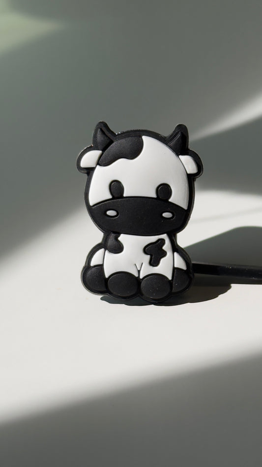 Cow Straw Topper