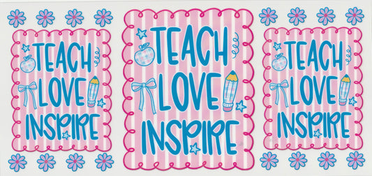 Teacher UV DTF Cup Wrap | 16oz Cup Decal