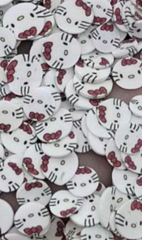 Hello Kitty Polymer Clay 5mm