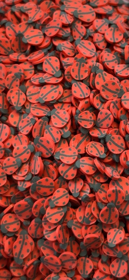 Ladybug Polymer Clay 5mm