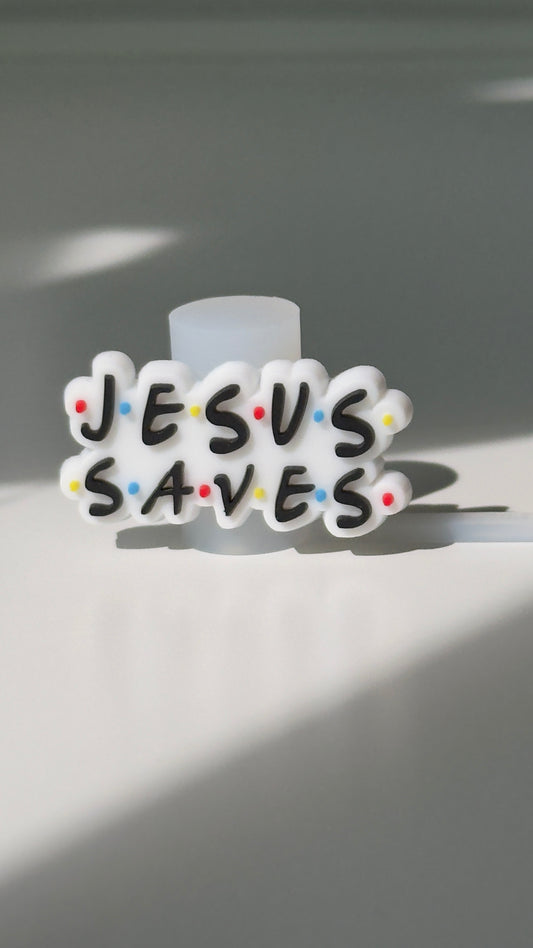 Jesus Saves Straw Topper