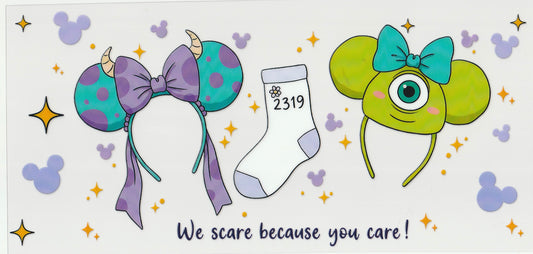 We scare because you care