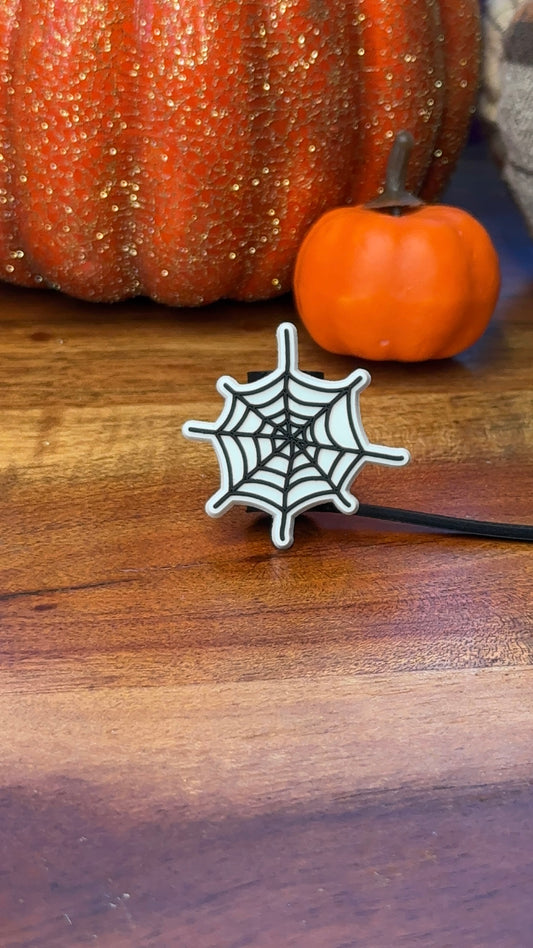 Spider Web Straw Topper