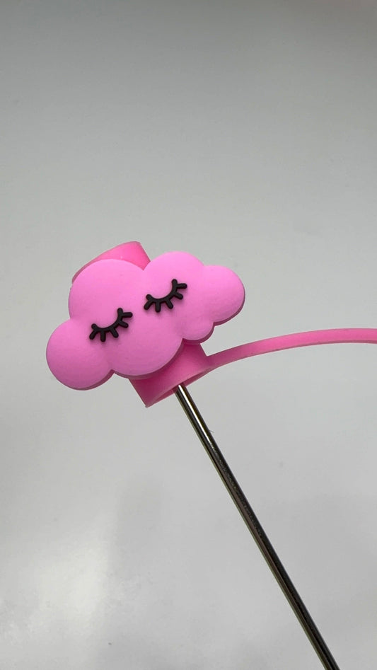 Eyelashes Straw Topper