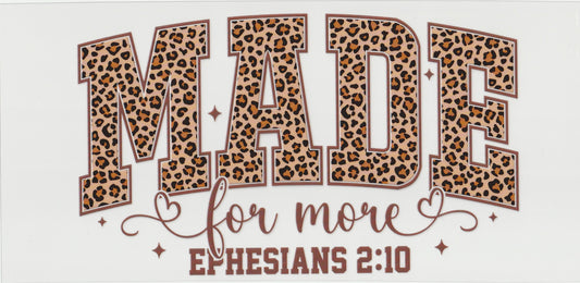Made for more