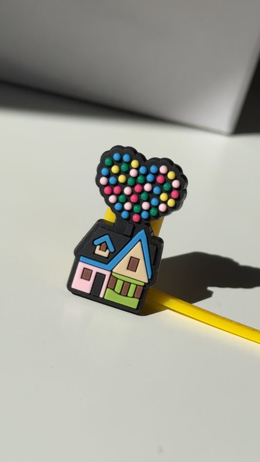 Up movie Straw Topper
