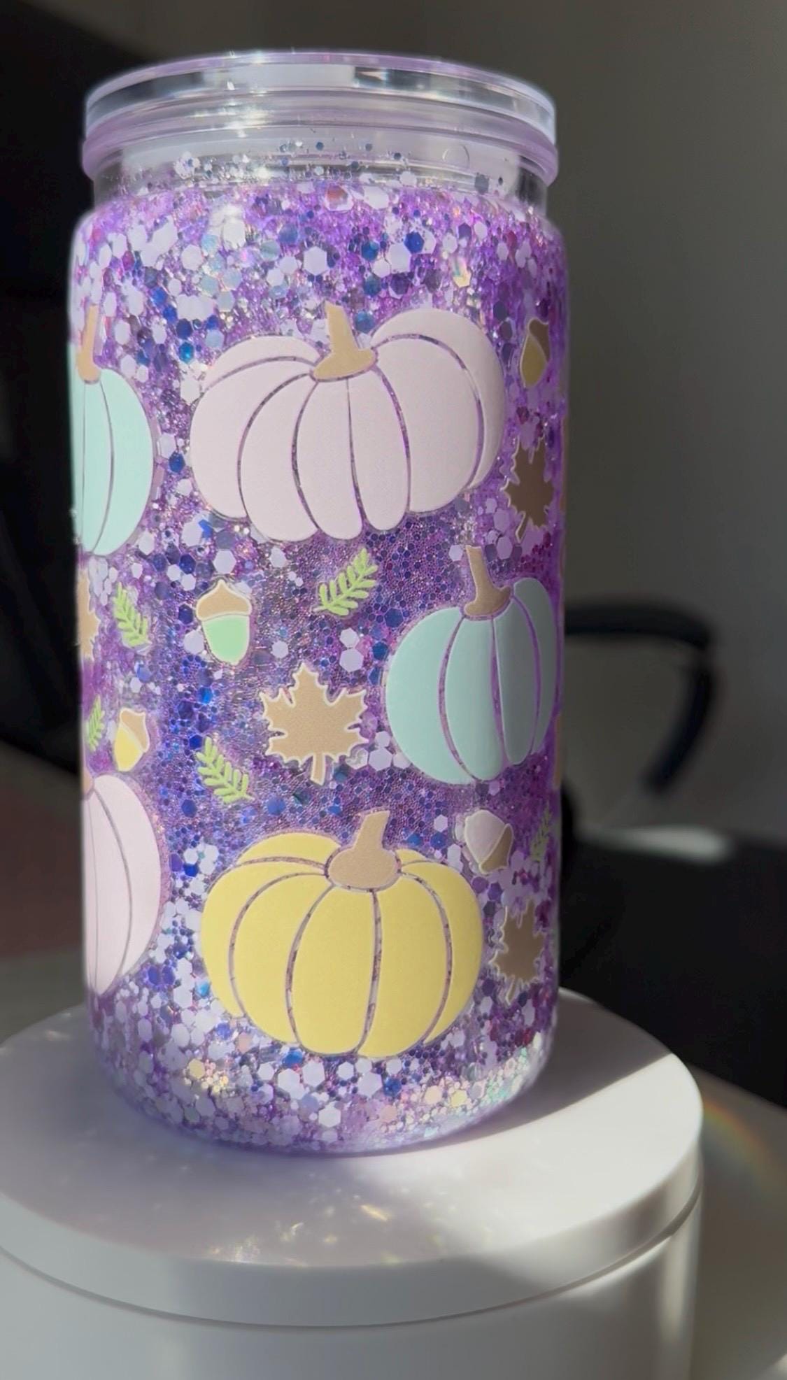 Pumpkin Spice And Everything Nice SnowGlobe Tumbler